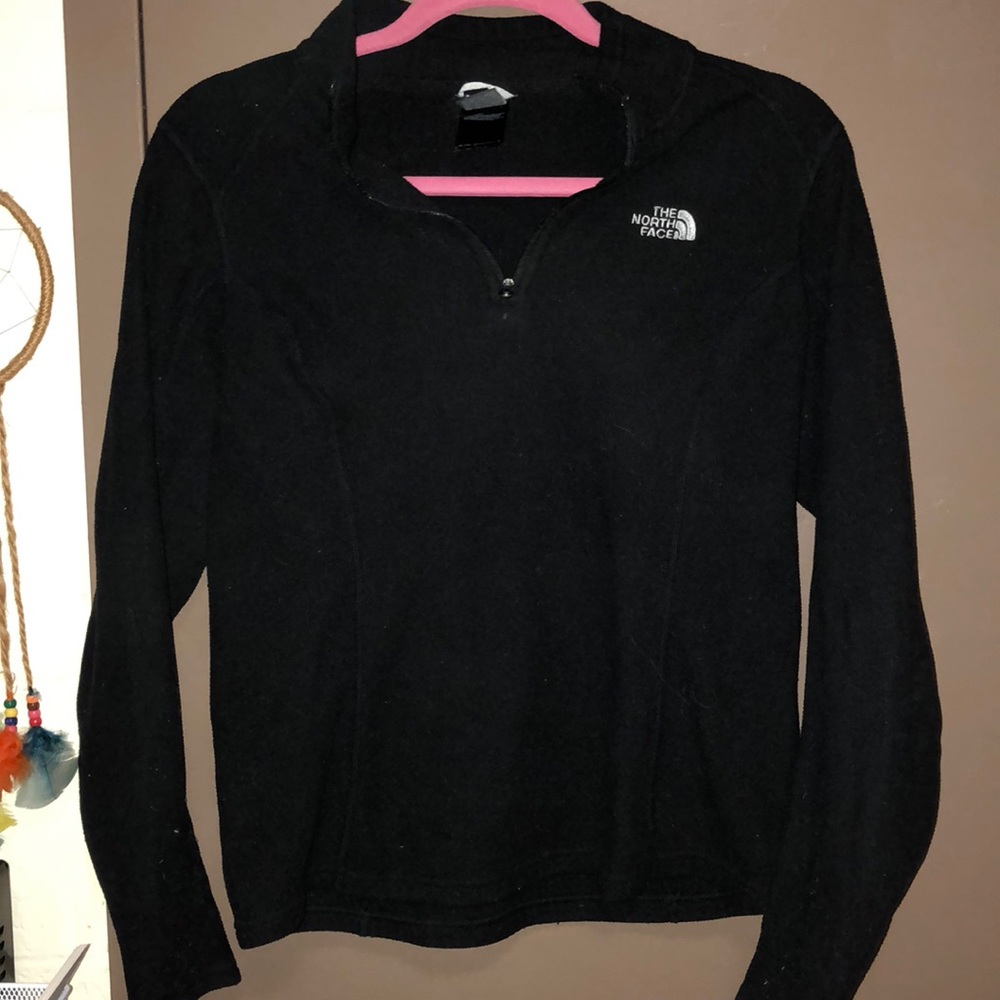 Black fleece North Face